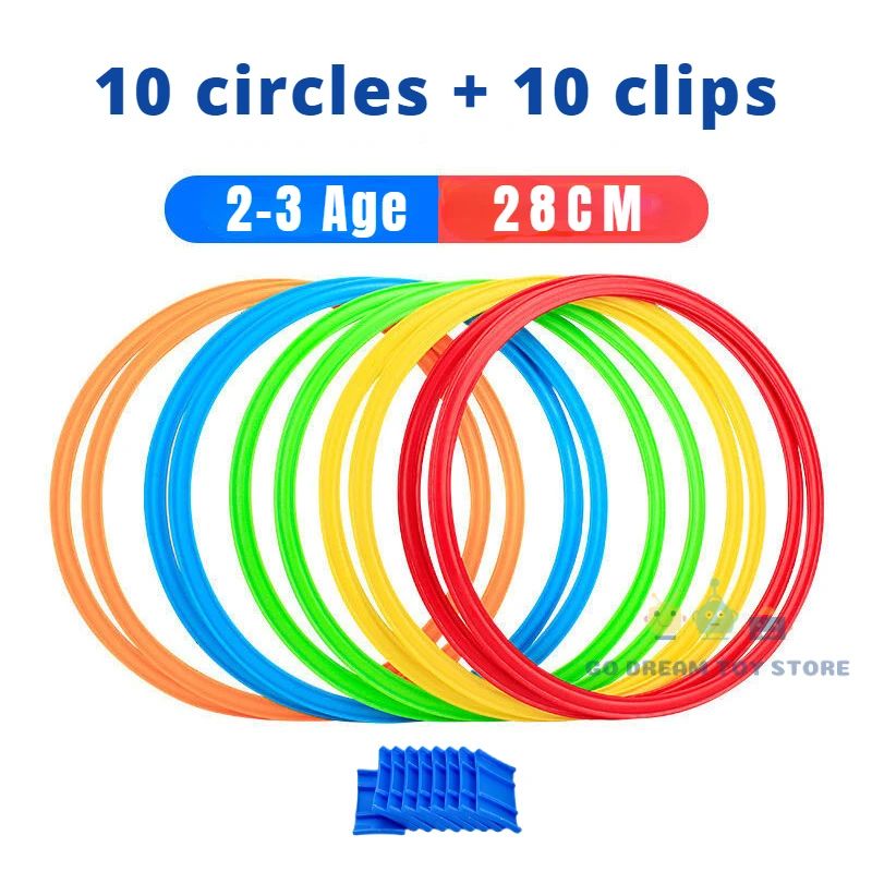 Jump Hoops™ – Springen & Spielen – Reifensatz