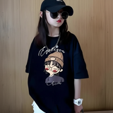 CuteStyle – Trendig & bequem – T-Shirt mit übergroßem Cartoon-Aufdruck
