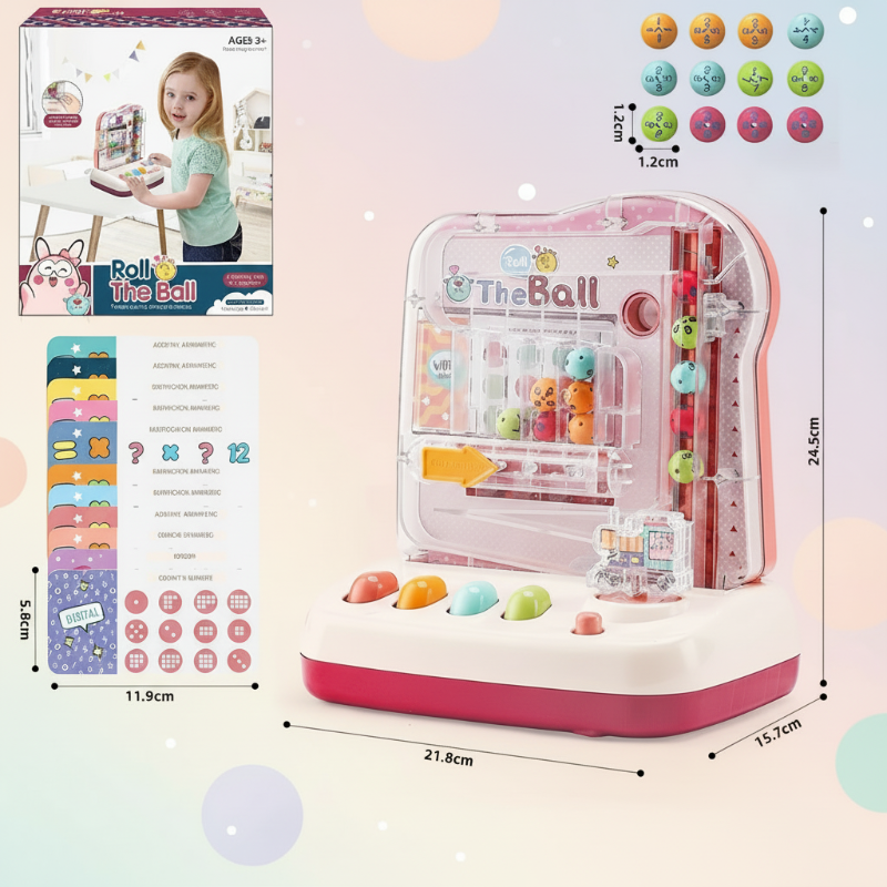 Montessori Math Track Game – Lernen & Logik – Kugelbahn-Spiel