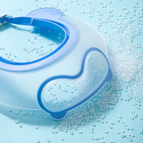 SplashGuard – Bequem & praktisch – Baby-Duschhaube mit Gesichtsschutz