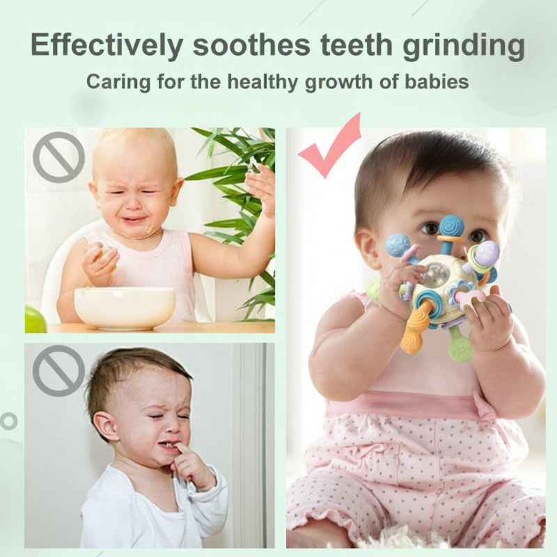 CalmChew – Weich & sicher – 3-in-1-Silikon-Beißring