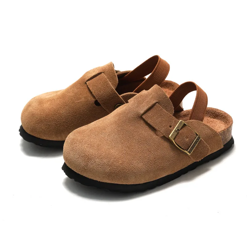 LittleWalk – Bequem & trendy – Sandalen im Clog-Stil aus Wildleder