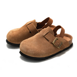 LittleWalk – Bequem & trendy – Sandalen im Clog-Stil aus Wildleder