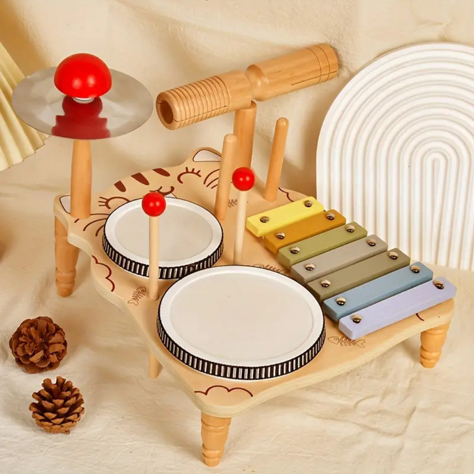 Woods – Musikalisch & pädagogisch – Holz-Schlagzeug für Kleinkinder