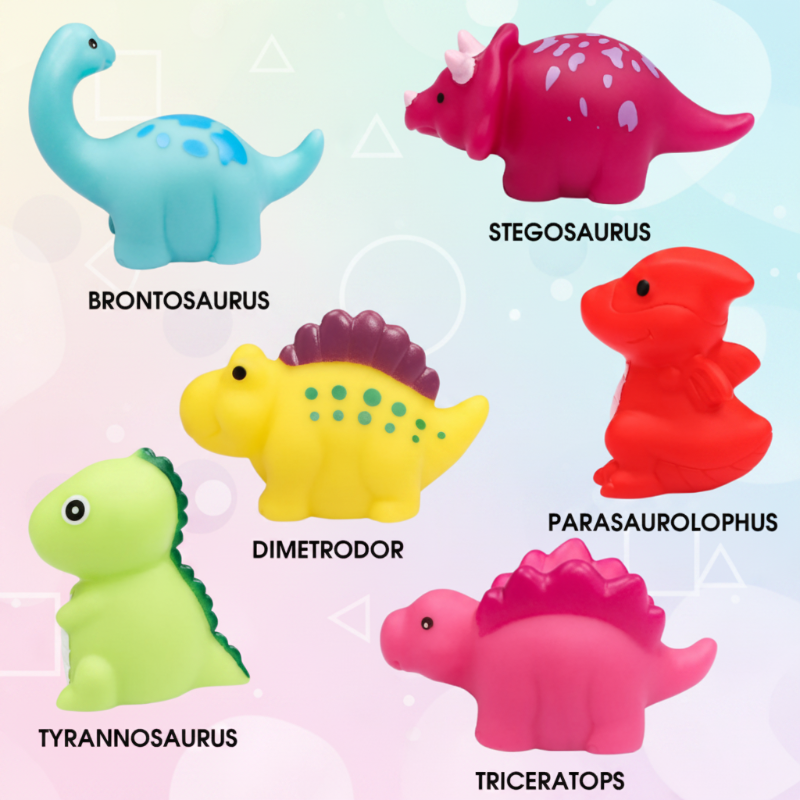 AquaGlow – Sicher & lehrreich – Leuchtendes Badespielzeug-Set