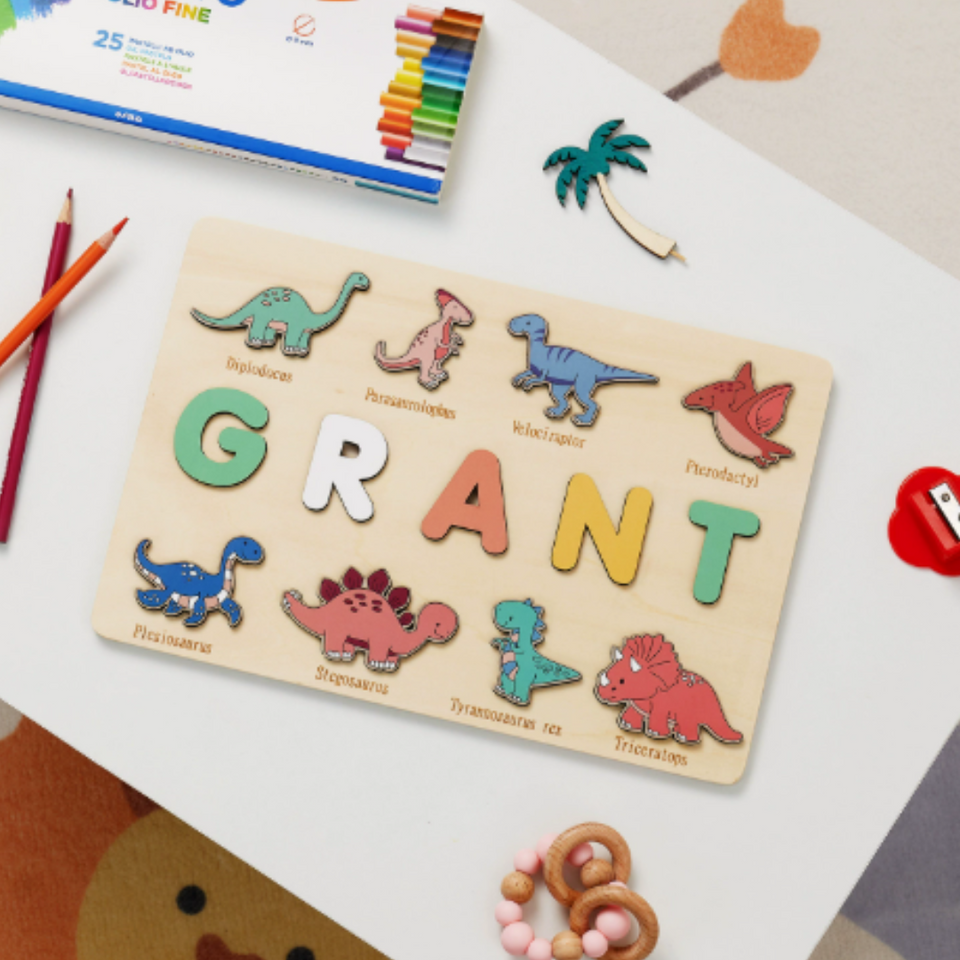 Woods™ - Genieße ein Puzzle mit deinem eigenen Namen! - Personalisiertes Puzzle