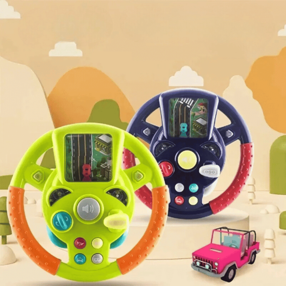 Toy Steering Wheel™ - Mini-rat, Maksimal Sjov - Legetøjsrat