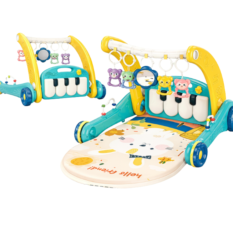 Step & Play – Interaktiv & Sicher – 3-in-1-Lauflernhilfe & Baby-Fitnessstudio