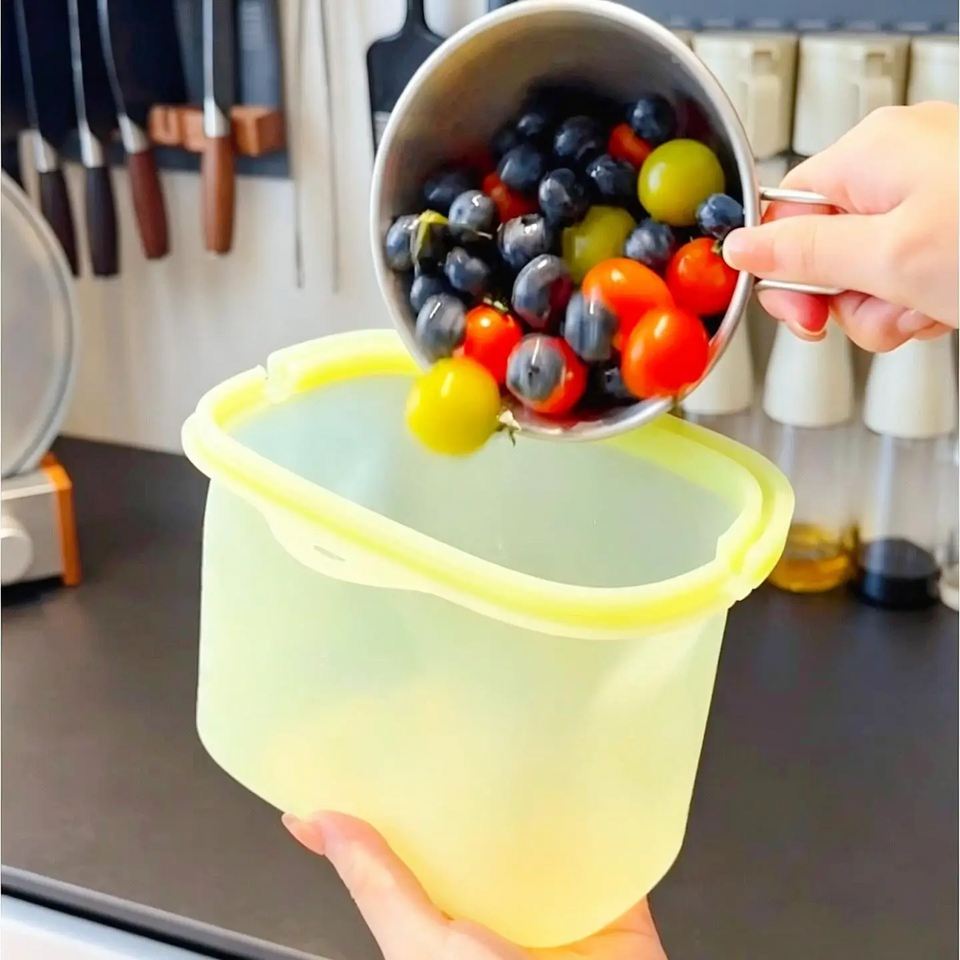 MealSaver – Praktisch & wiederverwendbar – Aufbewahrungsbeutel aus Silikon für Lebensmittel