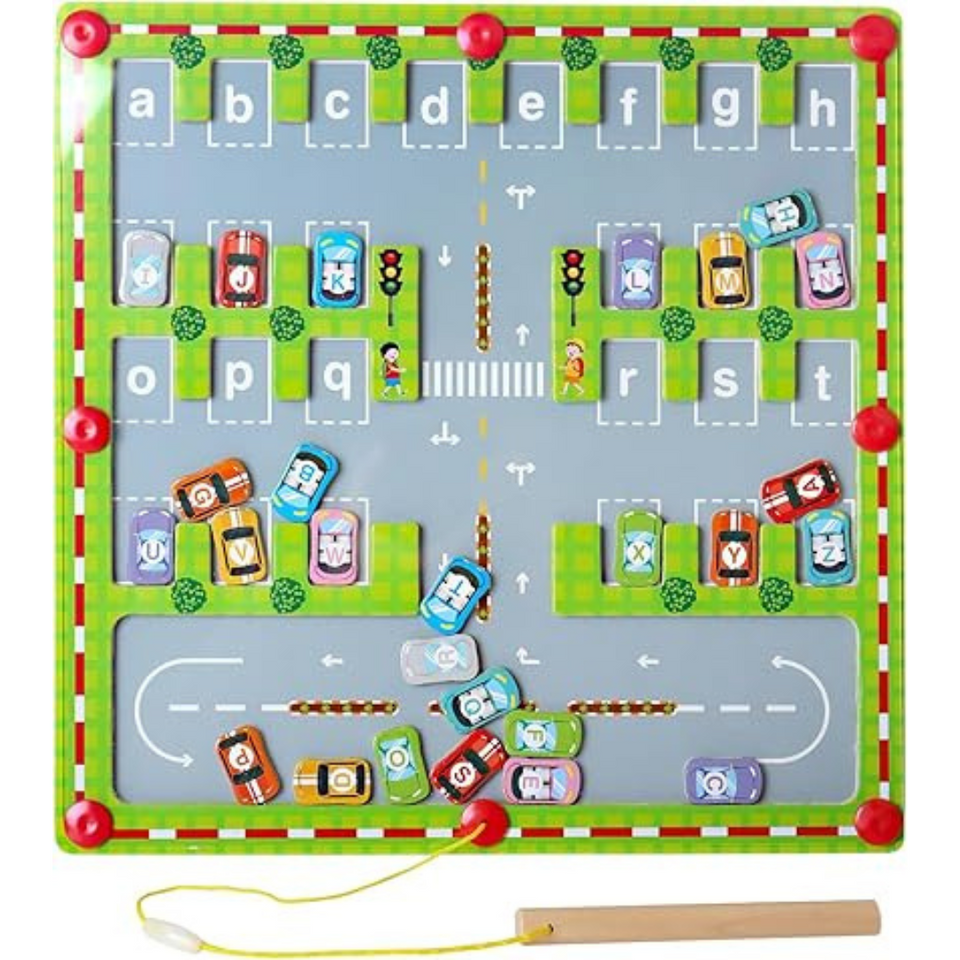 AlfaKids – Lernen & Entdecken – Magnetisches Alphabet-Spielbrett