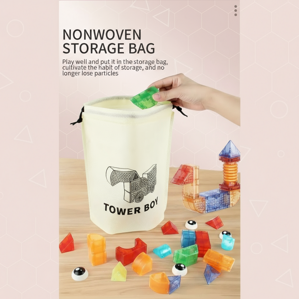 MagniCube – Kreativ & lehrreich – Magnetisches Bauklötze-Set