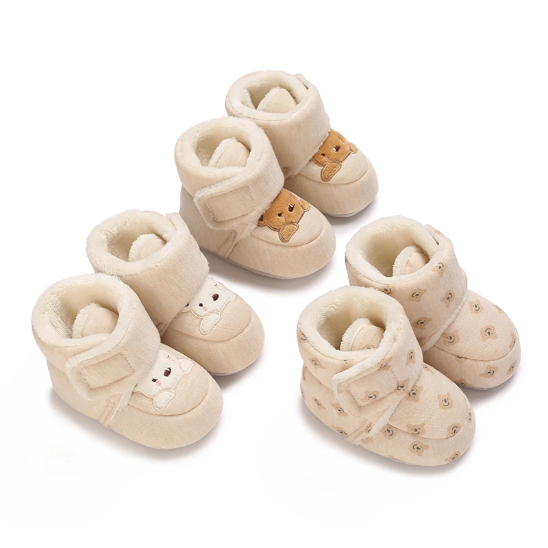 TinyBoots – Gemütlich & bequem – Plüsch-Babyschuhe für den Winter