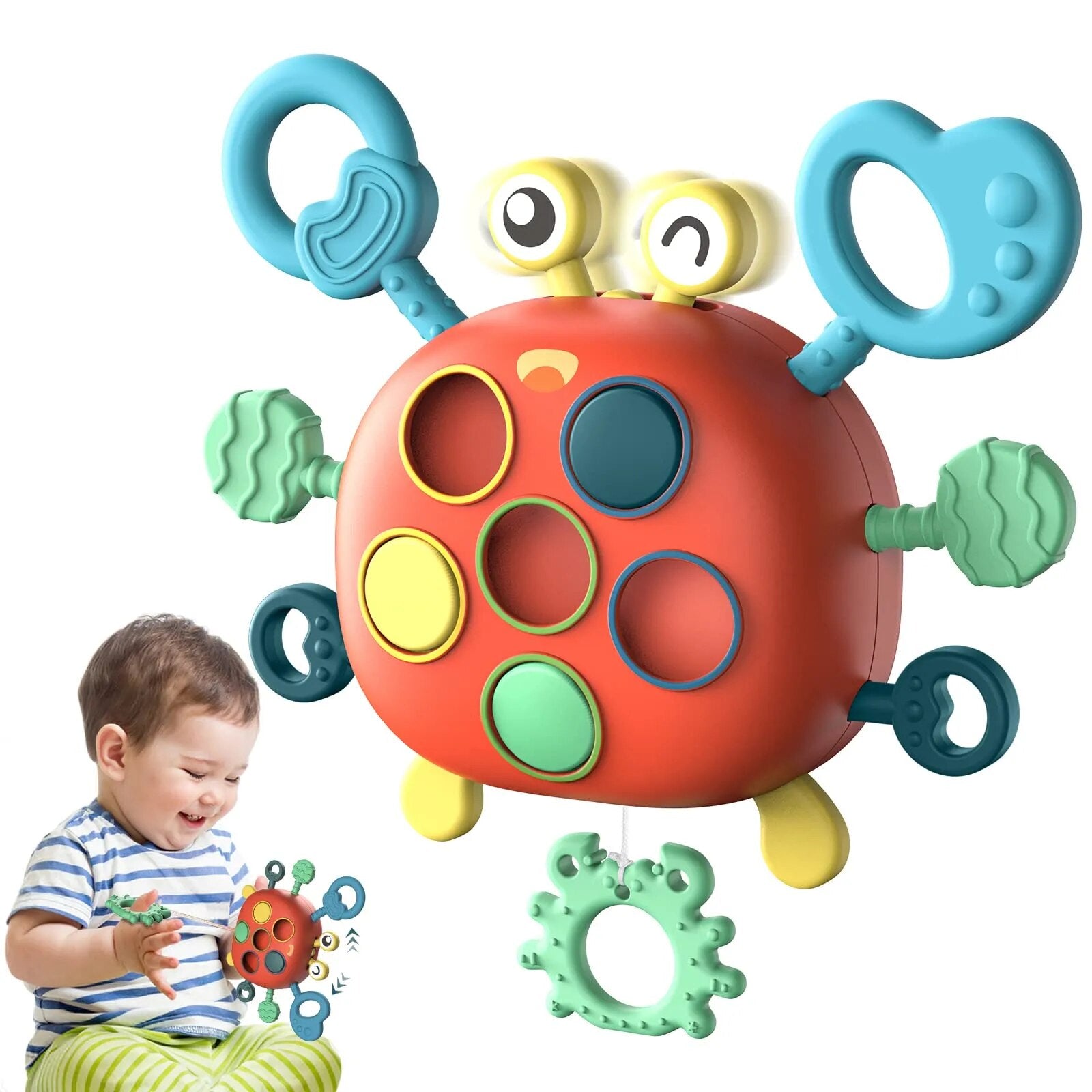 baby spielzeug für mädchen Sensory Crab™ - Zauberhafter Motor - Sensorisches Spielzeug – Mein