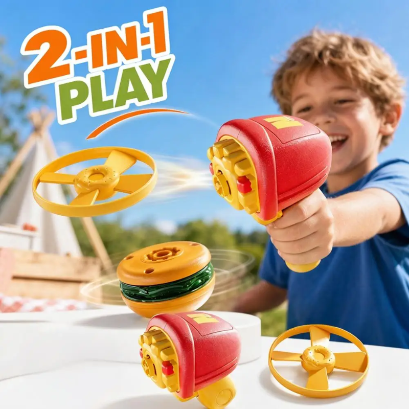 Flying Disk Toy – Kreativ & in Bewegung – Gyro Gun