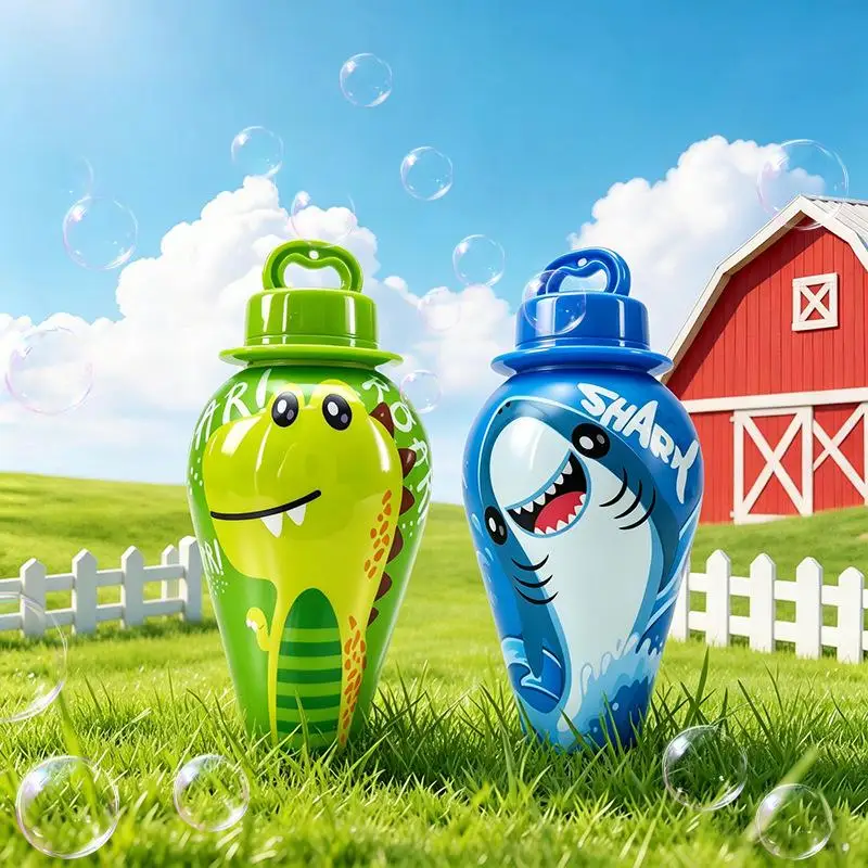 BubblePals – Fröhlich & Verspielt – Auslaufsicherer Mini-Seifenblasen-Spender mit Tiermotiven