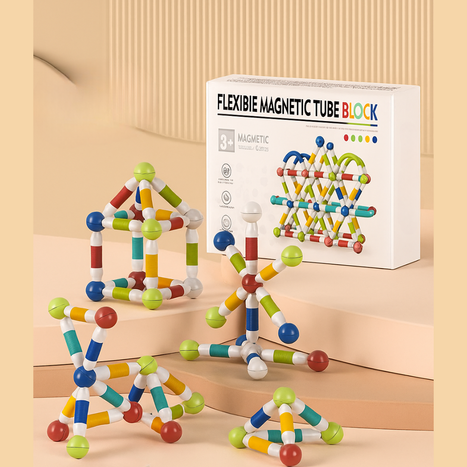 Magnetic Sticks - Endeløs konstruktion – fleksible magnetiske stave