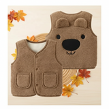 Baby Bear Fleece Vest – Warm & Weich – Kinder-Bärenweste