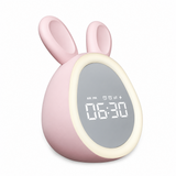BunnyGlow – Niedlich & praktisch – Digitaler Kinderwecker mit Nachtlicht