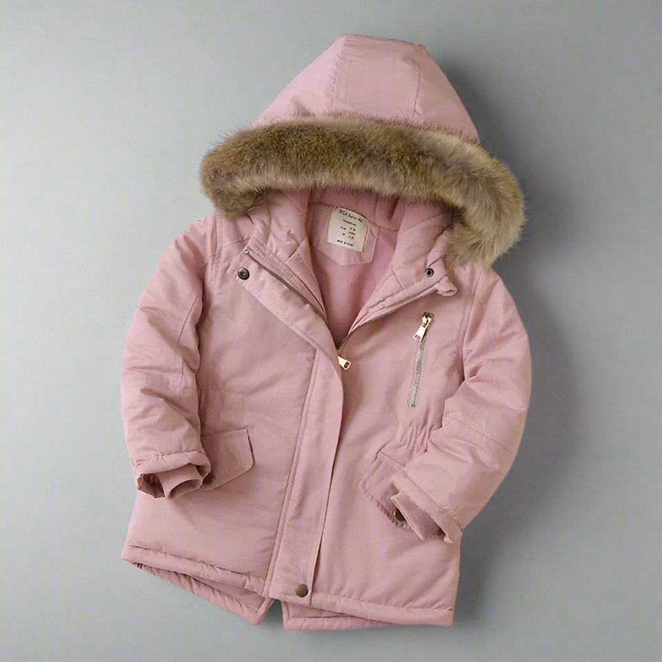 CozyTrend – Eleganter & warmer Parka-Wintermantel mit Pelzkragen