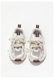 Mini Fashion – Andningsbar och lätt – Bordeaux barnsneaker