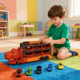 JurassicTruck™ – Cool & Lustig – Zusammenklappbarer Dino-Transportwagen