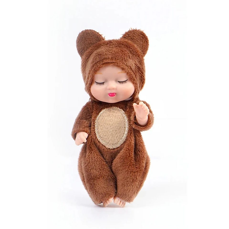 LittleDolly – Süß & Gemütlich – Babypuppe in einem fröhlichen Tierkostüm
