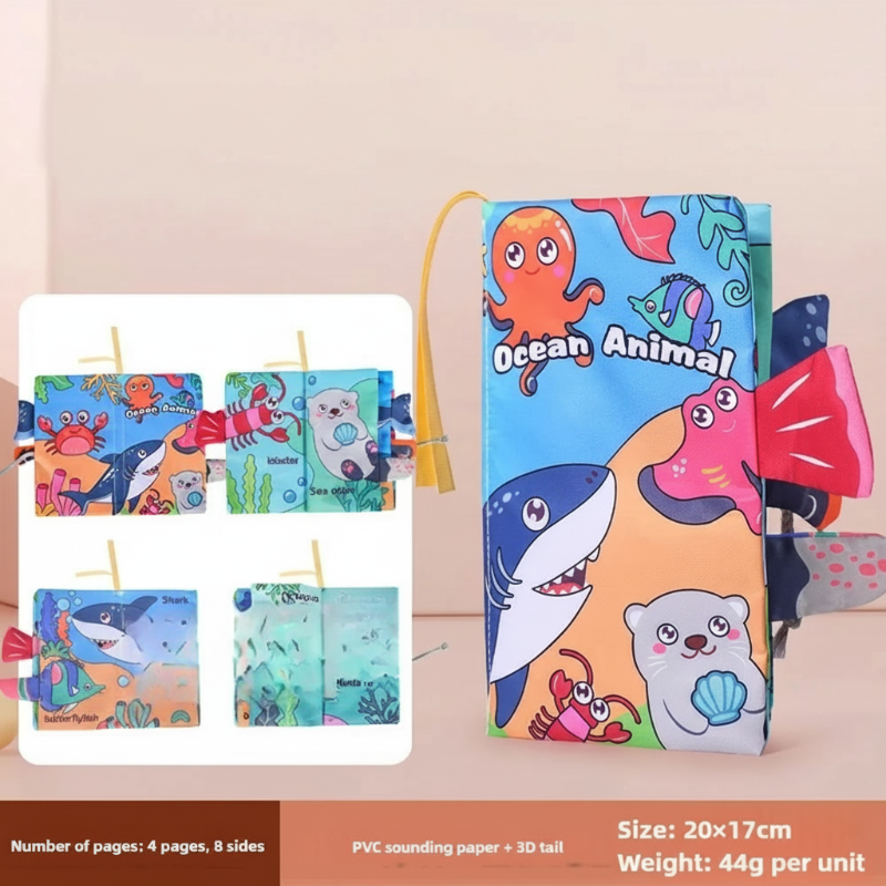 SoftTails – Farbenfroh & sensorisch – Baby-Wackelbuch