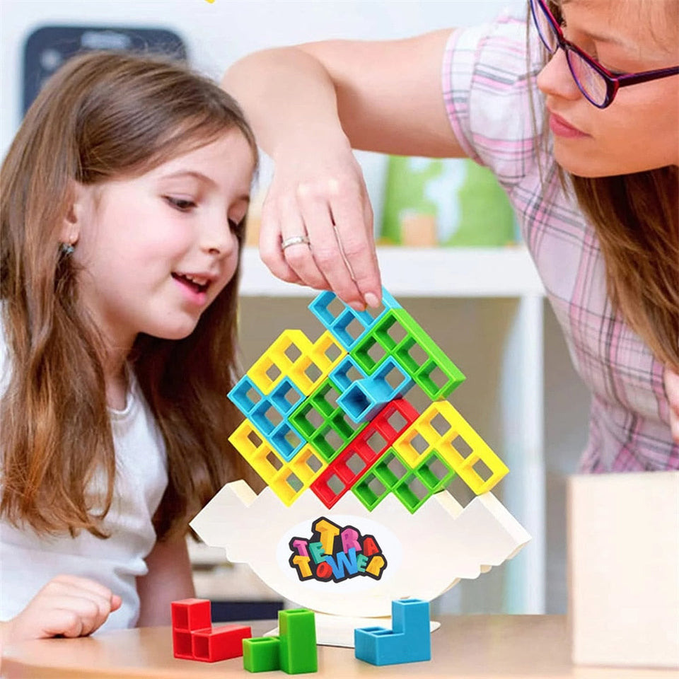 Balance Puzzle Tower™ - Byg og balancer! - Tetris-tårn