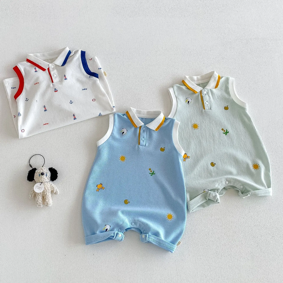 SunnyBaby – Bequem & niedlich – Polo-Strampler für Babys