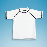 SunnyGuard – Sommerlich & schützend – Anti-UV-Schwimmshirt für Kinder mit kurzen Ärmeln