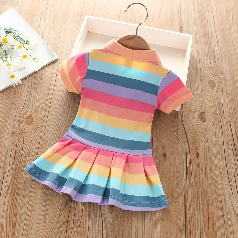 RainbowBabe – Frisch & farbenfroh – Kinder-Polokleid