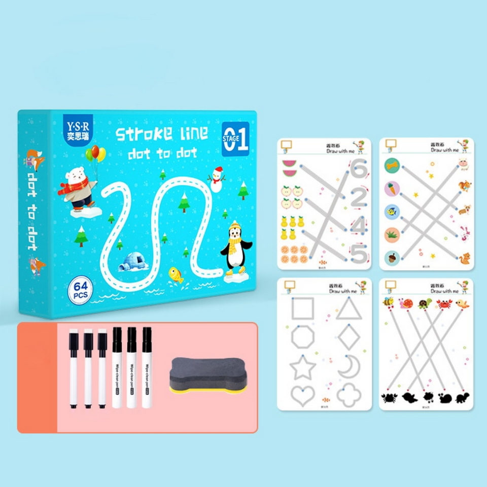 Line Book™ | Den første introduktion til at skrive - Writing Book