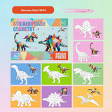 3D Sticker Puzzle – Kreativ & lehrreich – Geometrisches 3D-Puzzle