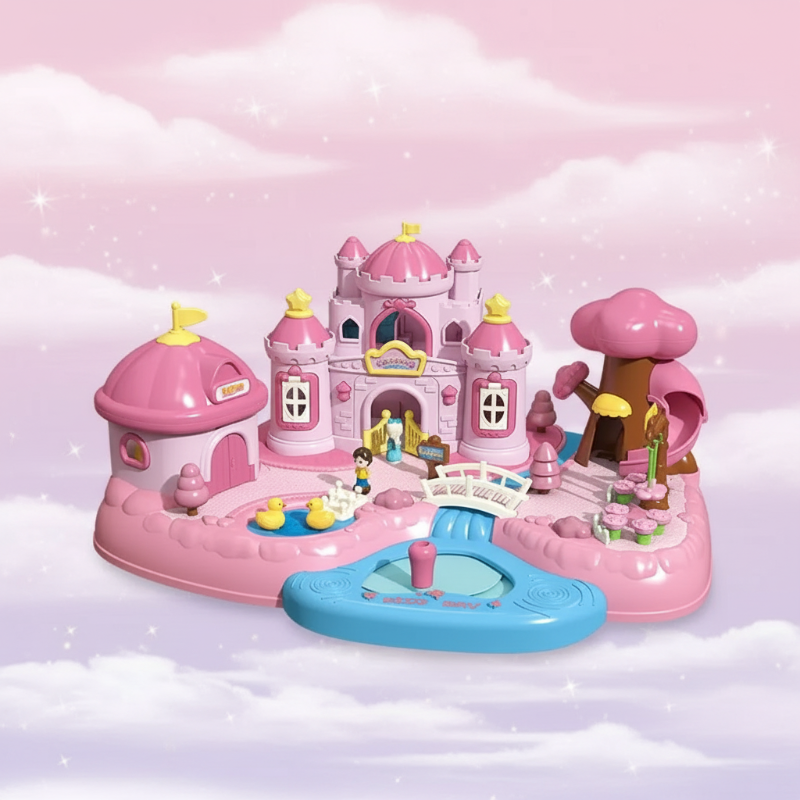 Magnetic Princess Castle – Kreativ & Magisch – Magnetisches Puppenhaus-Spielset