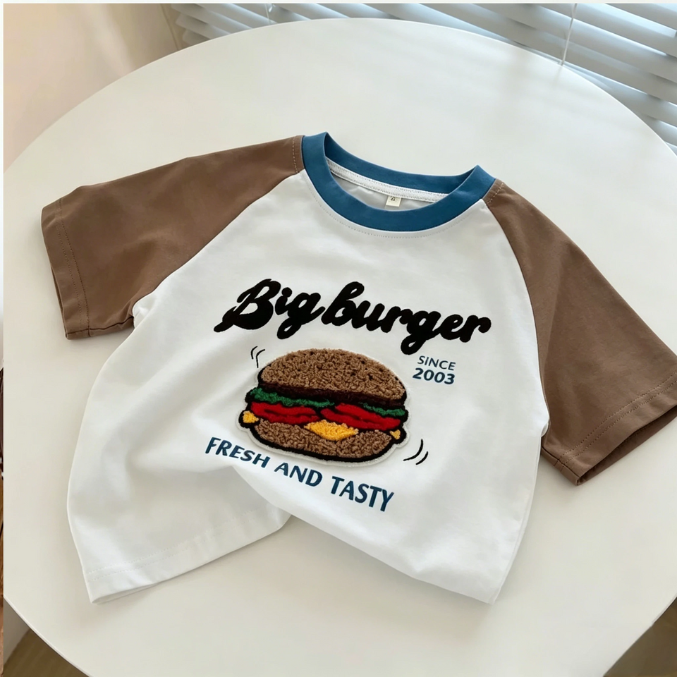 StreetBoy – Cool & bequem – Kinder-T-Shirt mit Raglanärmeln und Aufdruck