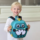 MiniBot – Cool & praktisch – Kinderrucksack mit Roboter-Motiv