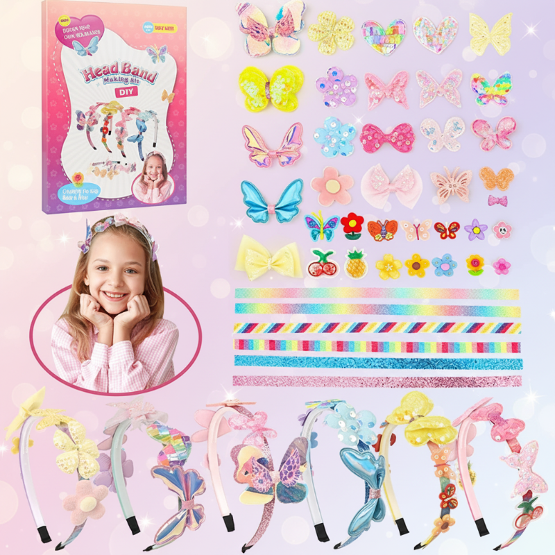 DIY Headband Making Kit – Kreativt & legesygt – Hårbåndssæt