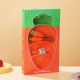 MiniMeal – Sicher & rutschfest – Silikon-Kleinkind-Geschirrset mit Besteck