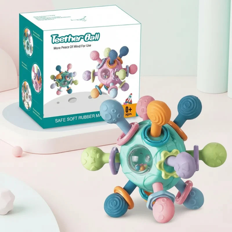 CalmChew – Weich & sicher – 3-in-1-Silikon-Beißring