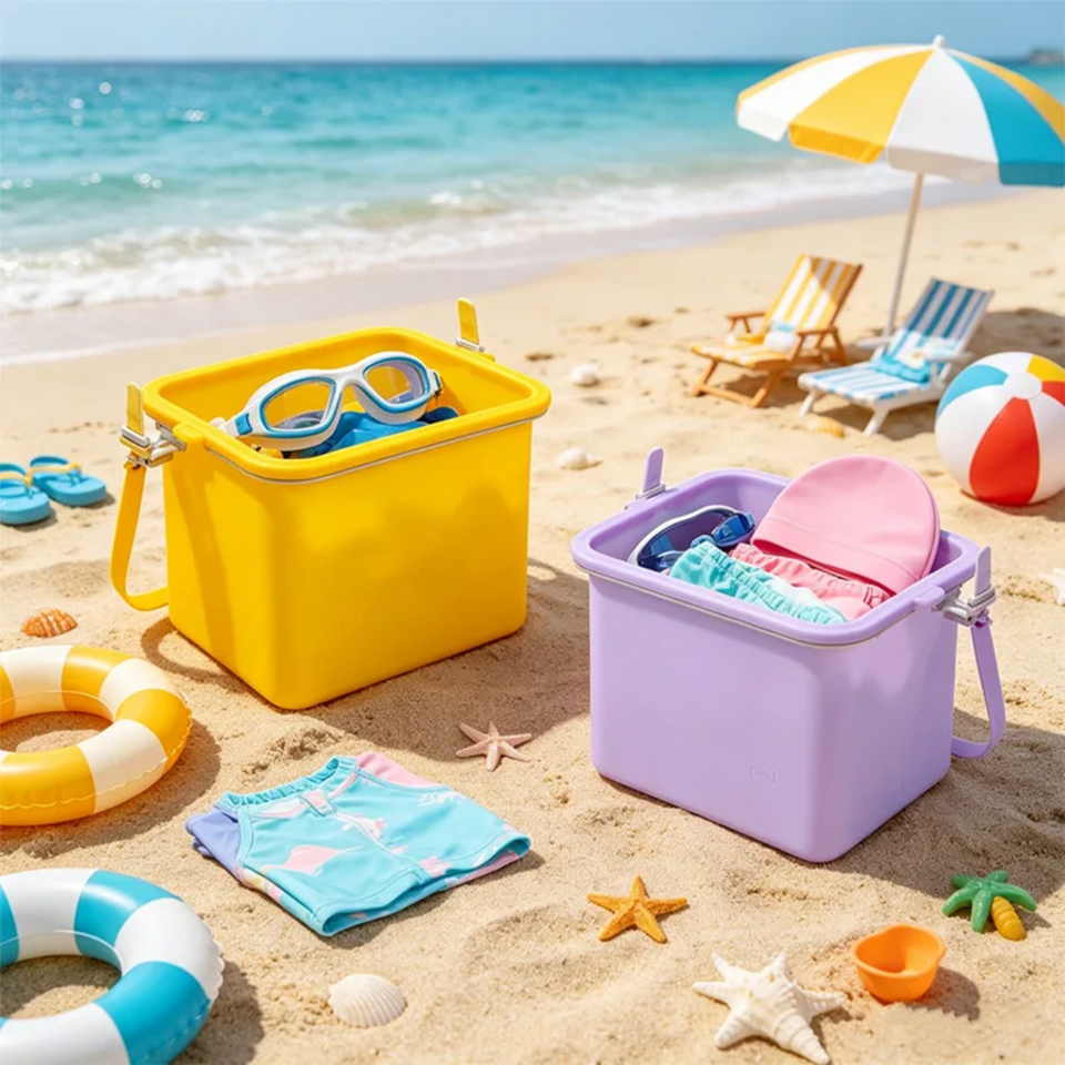 SeaBag – Wasserspaß & Praktisch – Große, wasserdichte Silikon-Umhängetasche