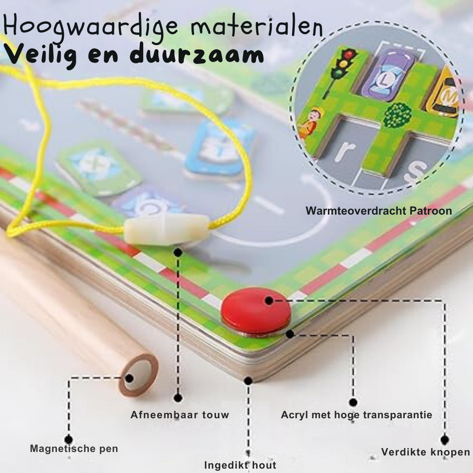 AlfaKids – Lernen & Entdecken – Magnetisches Alphabet-Spielbrett
