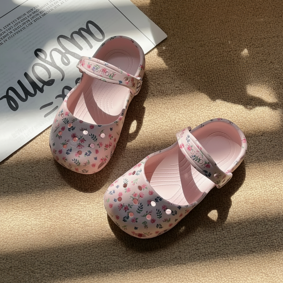 FlowerFeet – Elegant & bequem – Sandalen mit Blumenmuster