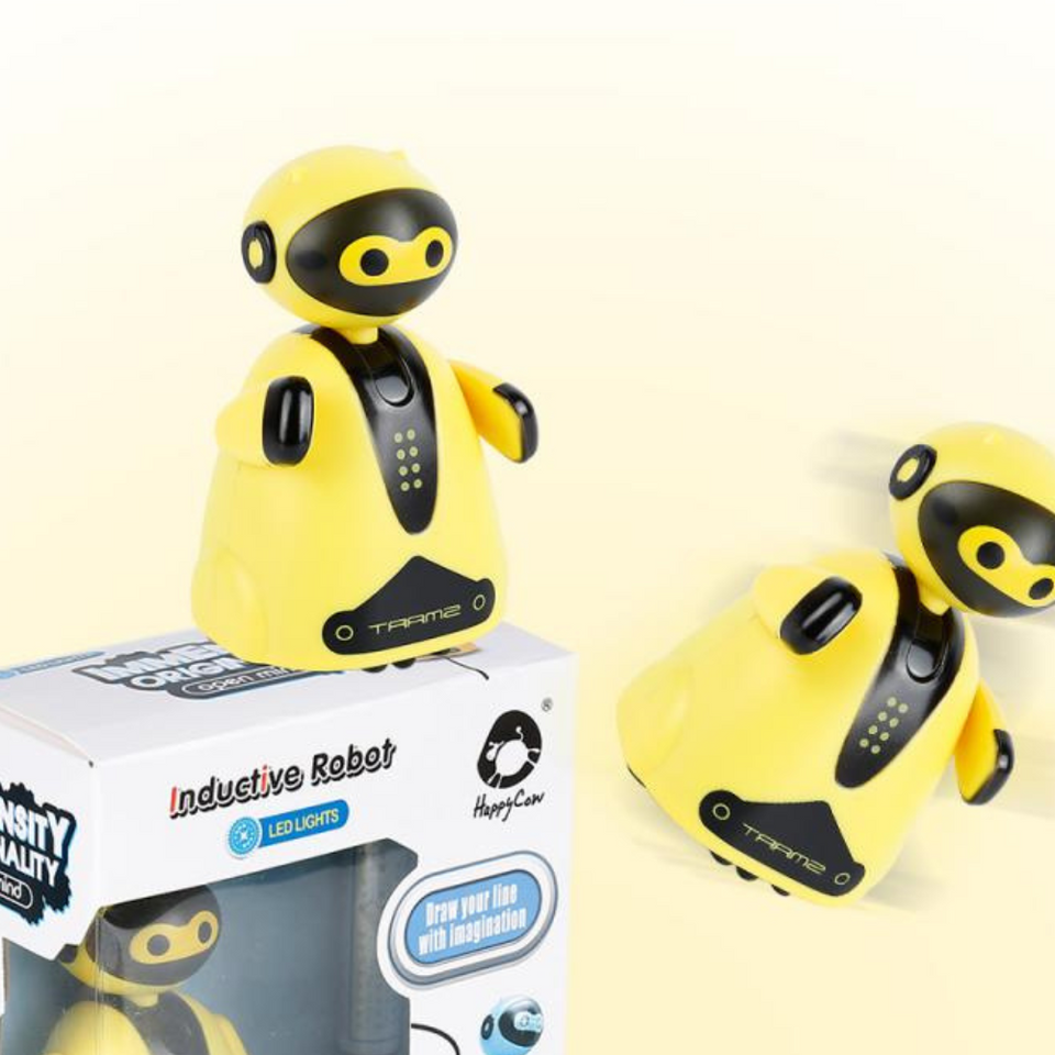 Line Robot™ | Slip kreativiteten løs - Kreativt legetøj (indeholder GRATIS markør)