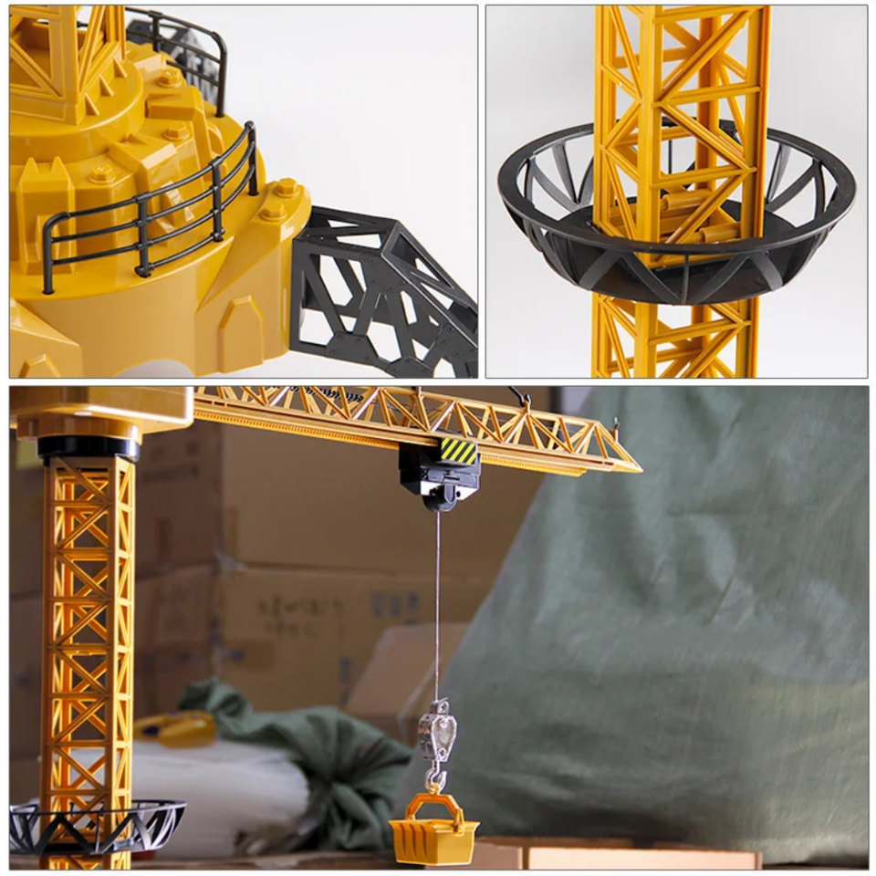 CranePro – Interaktiv & realistisch – ferngesteuerter Spielzeug-Turmkran