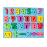 SmartBoard – Farverigt og lærerigt – Montessori tal- og bogstavpuzzle