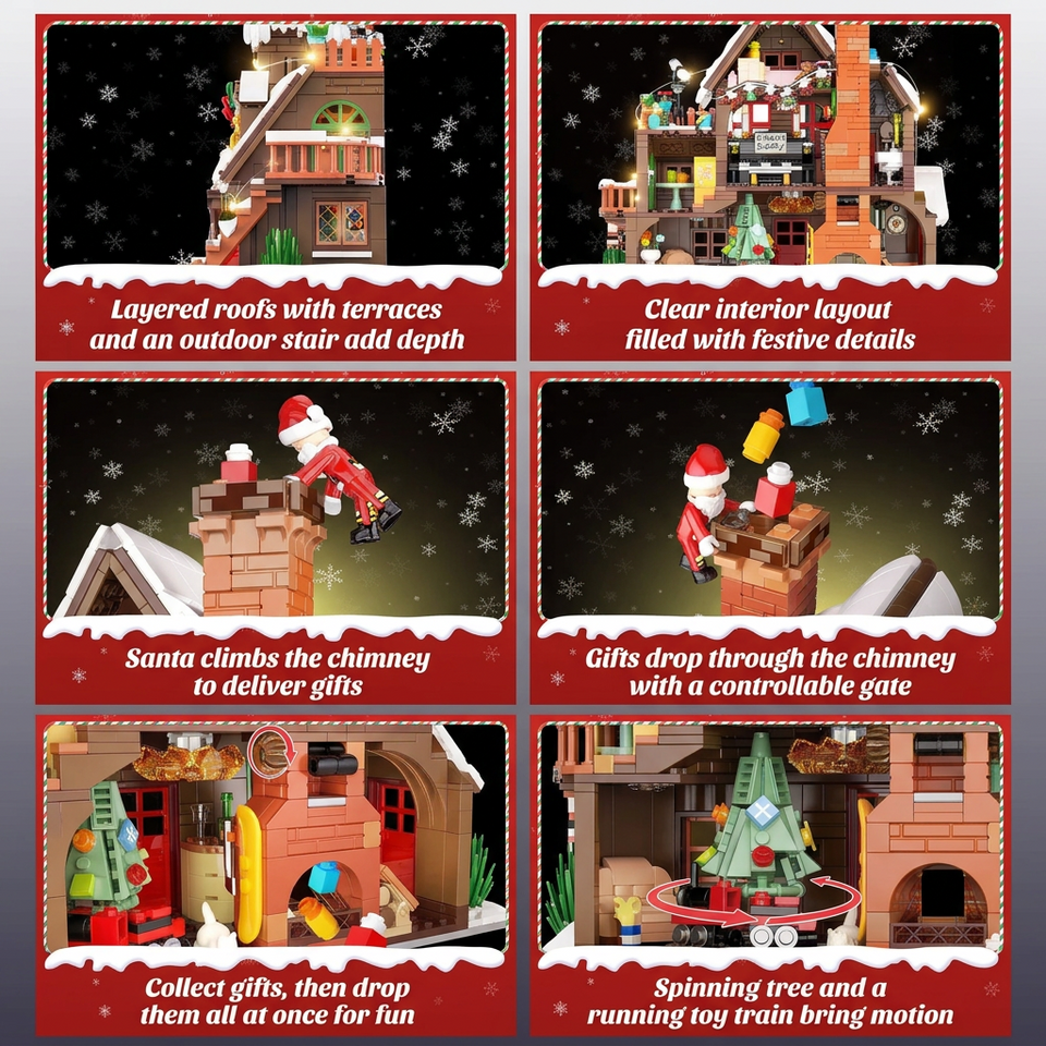 ChristmasHome – Festlich & Kreativ – Weihnachtshaus-Bausatz