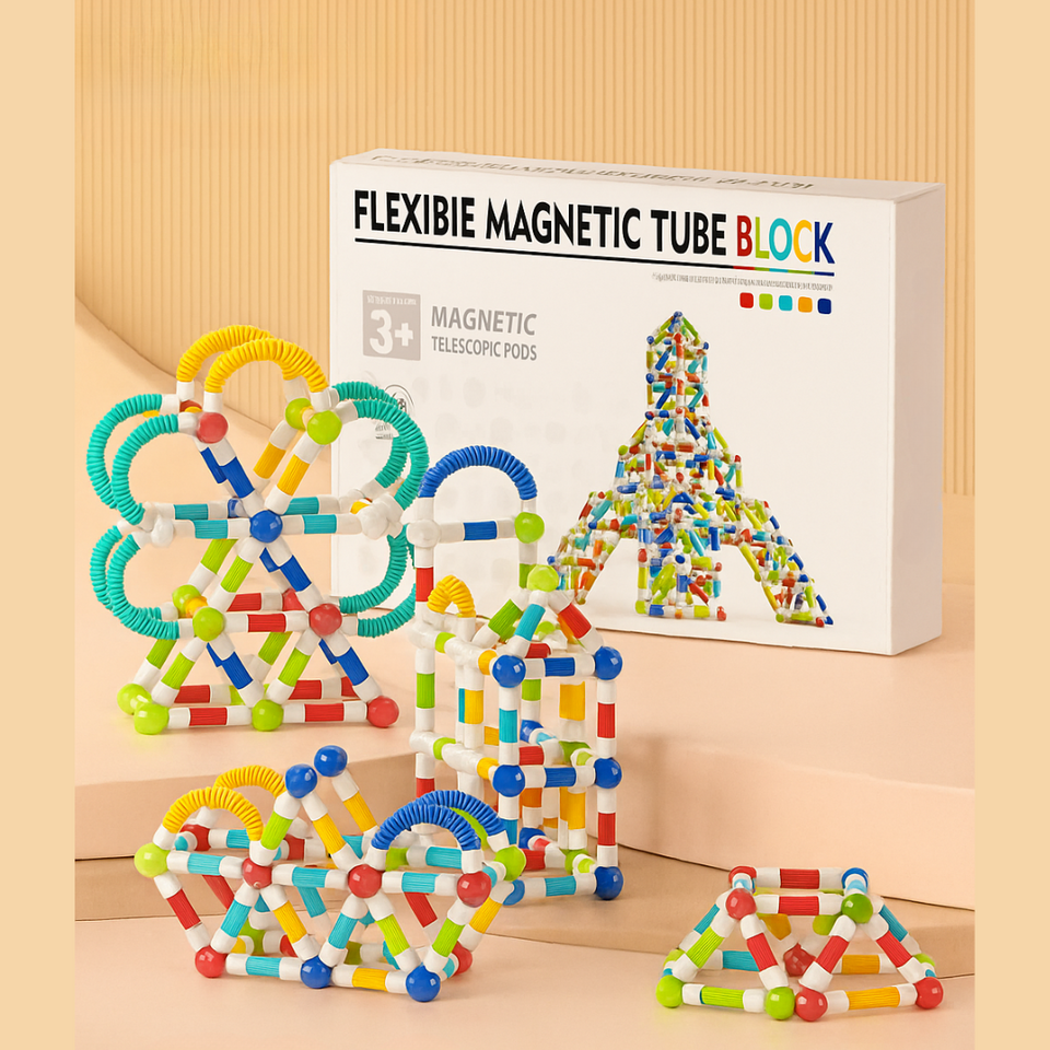 Magnetic Sticks - Endeløs konstruktion – fleksible magnetiske stave