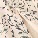 FloraCozy – Weich & warm – Winter-Strampler für Baby-Mädchen mit Blumenmuster
