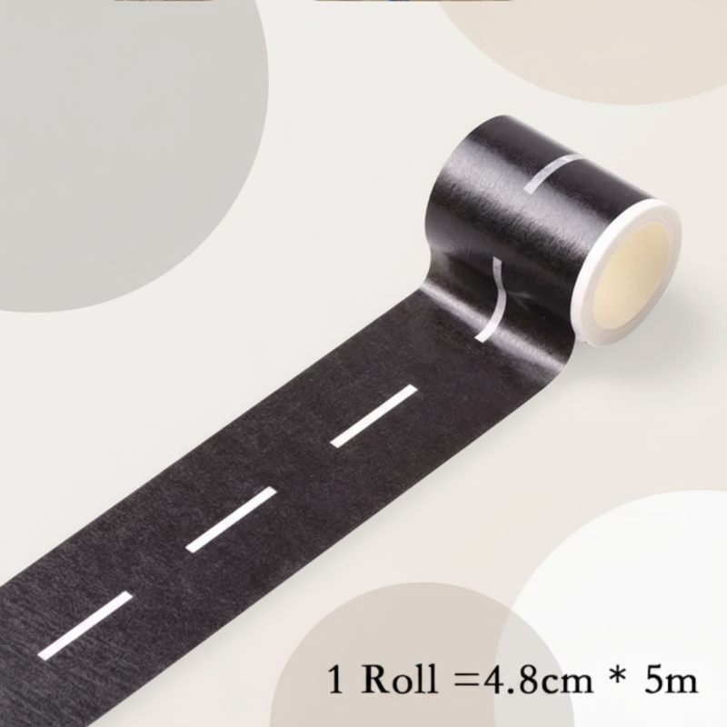 KidoTape – Farbenfroh & praktisch – Verkehrsweg-Aufkleberband-Set