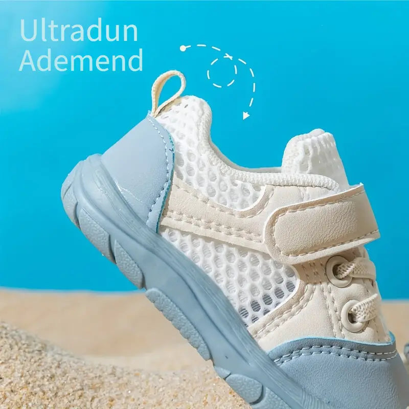 TinySteps Kids - Naturligt & sikkert - Barefoot babysko Blå